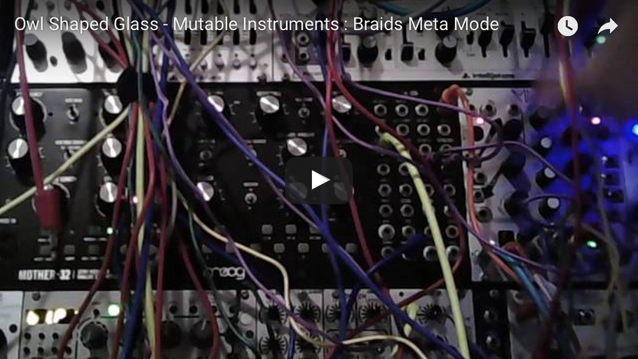Owl Shaped Glass - Mutable Instruments : Brainds Meta Mode