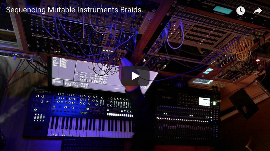 Sequencing Mutable Instruments Braids