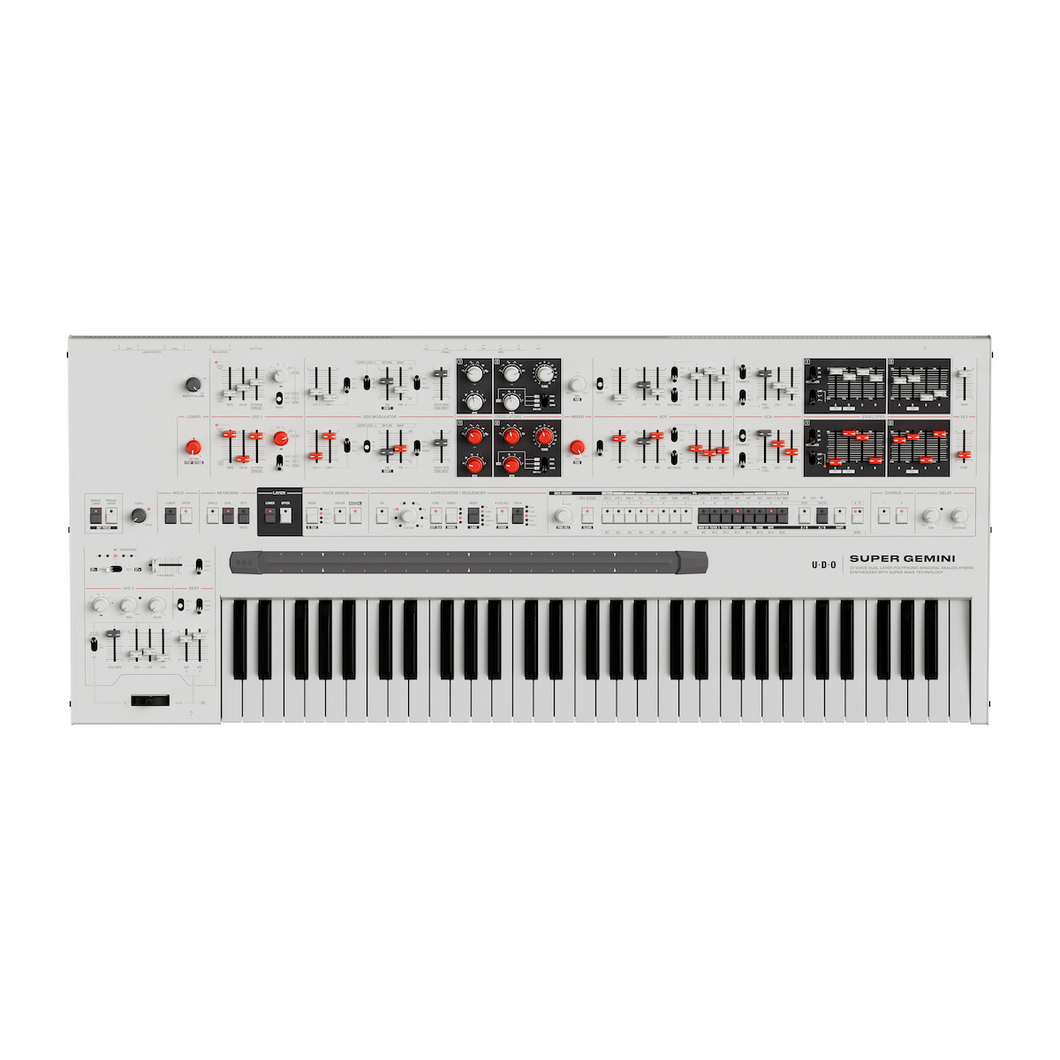Super Gemini Polyphonic Hybrid Keyboard Synthesizer