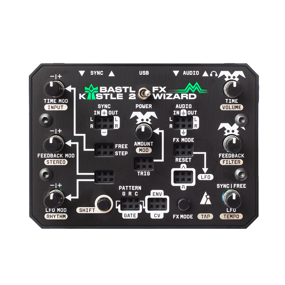 Kastle 2 FX Wizard - Compact Stereo Multi-Effects Unit
