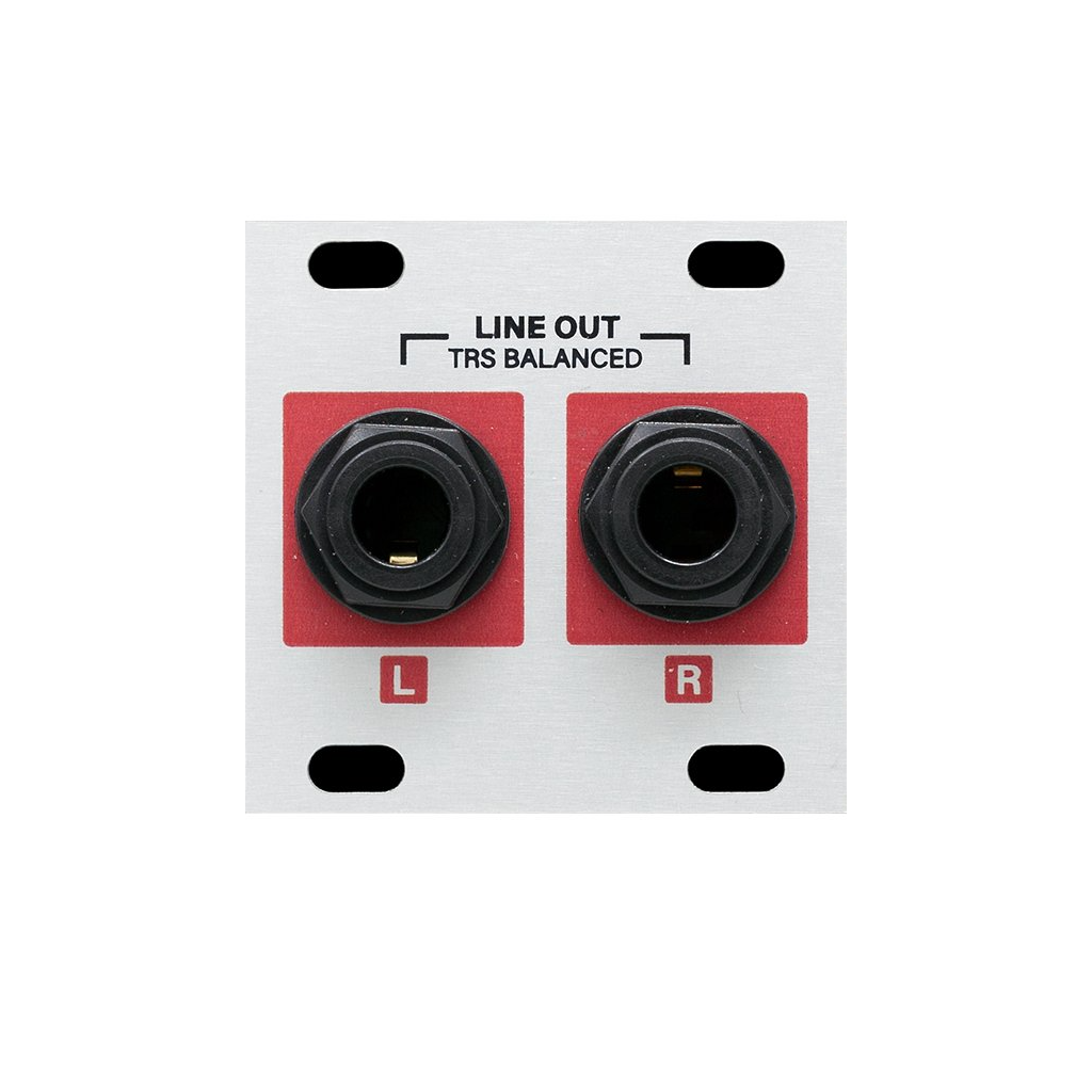 Stereo Line Out Jacks 1U Animato Audio