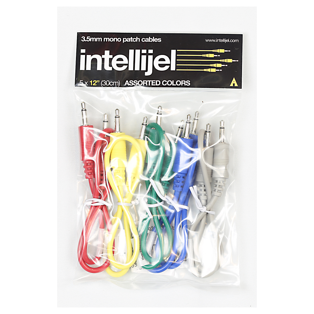Patch Cables - 5 pak assorted colors 12