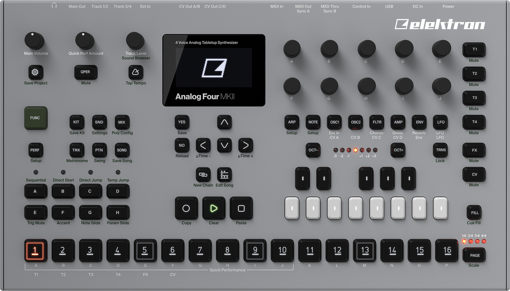 elektron Analog Four MKII – Animato Audio