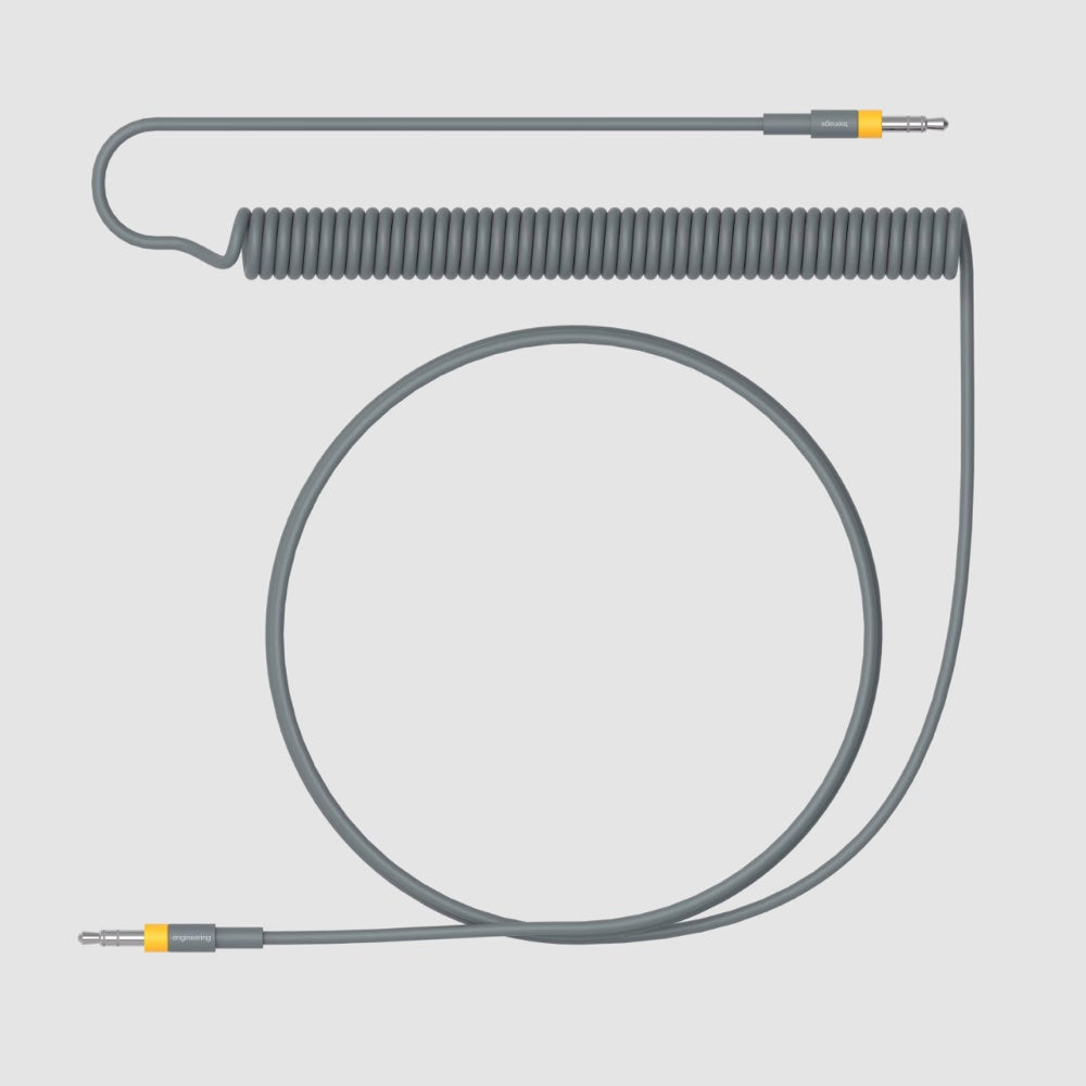 audio cable curly 1200 mm