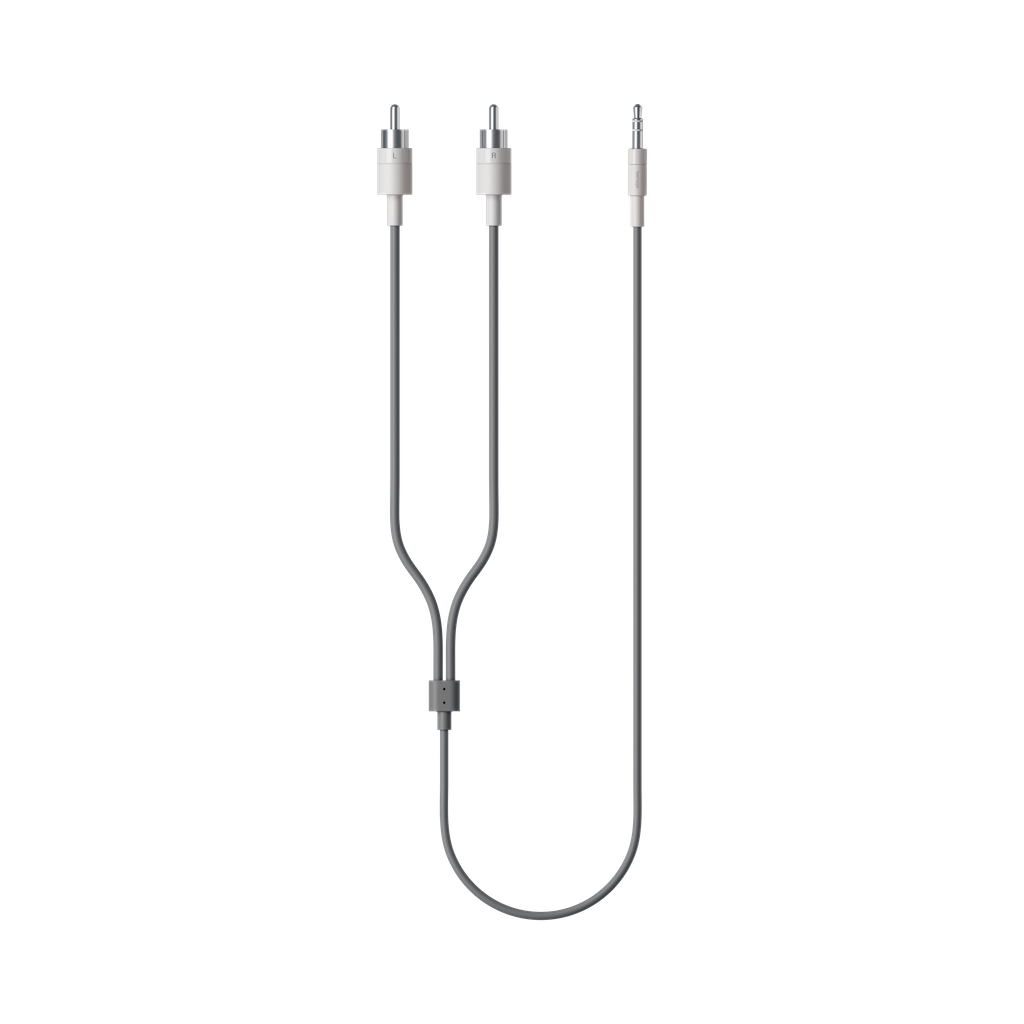 field audio cable, 3.5 mm - 2x rca 1200 mm