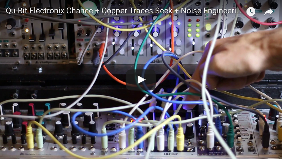 Qu-Bit Electronic Chance + Copper Traces + Noise Engineering Loquelic Iteritas