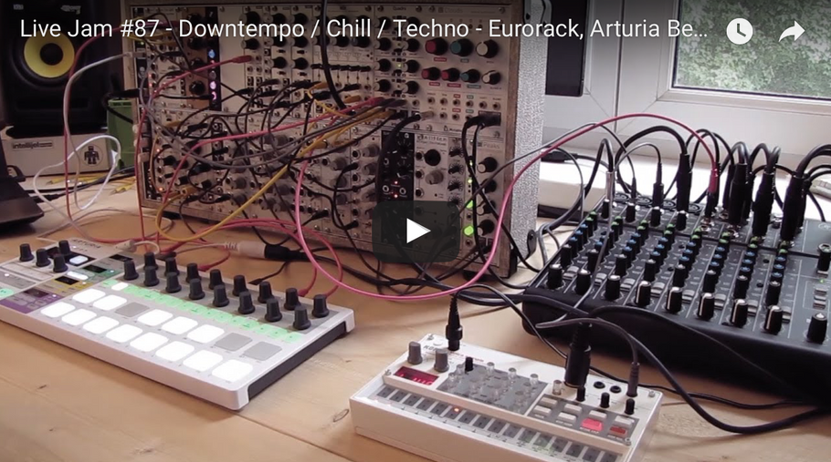 Live Jam #87 - Downtempo / Chill /Techno -Eurorack, Arturia Beatstep Pro, Korg Volca Sample