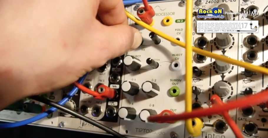 Tip Top Audio Fold Processor/One in SUPERBOOTH17 by Rock oN
