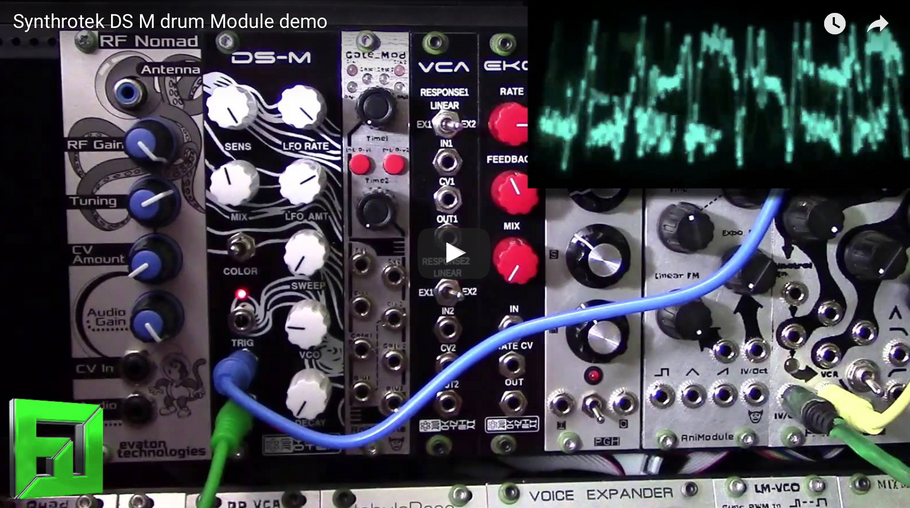 Synthrotek DS-M drum Module demo