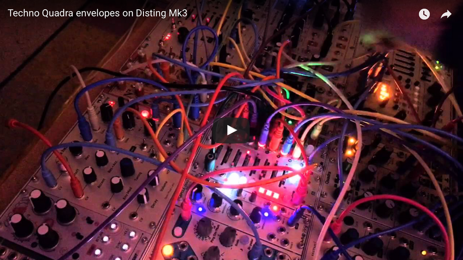 Techno Quadra envelopes on Disting Mk3