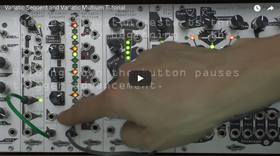 Variatic Sequent and Variatic Multium Tutorial