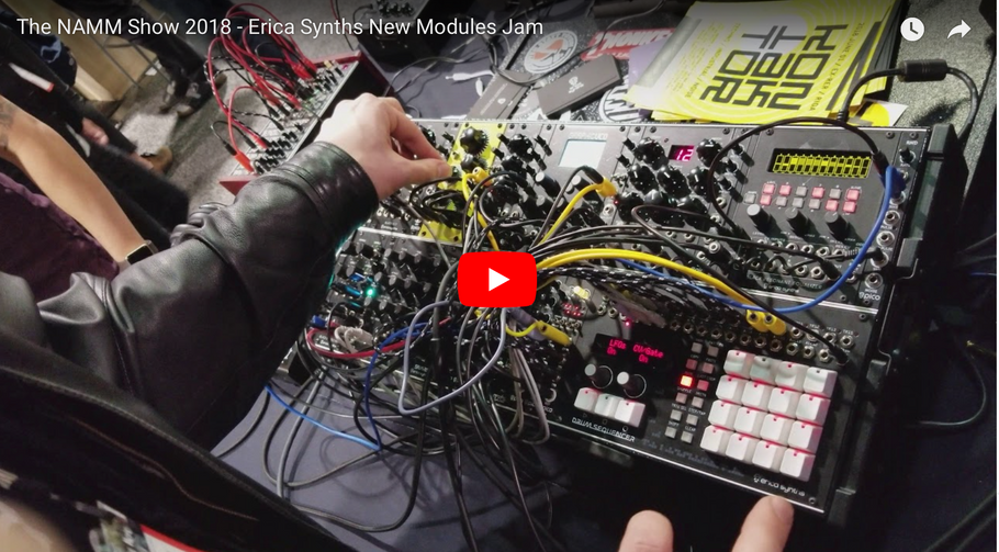 The NAMM Show 2018 - Erica Synths New Modules Jam