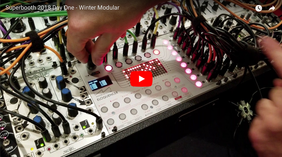 Superbooth 2018 Day One - Winter Modular