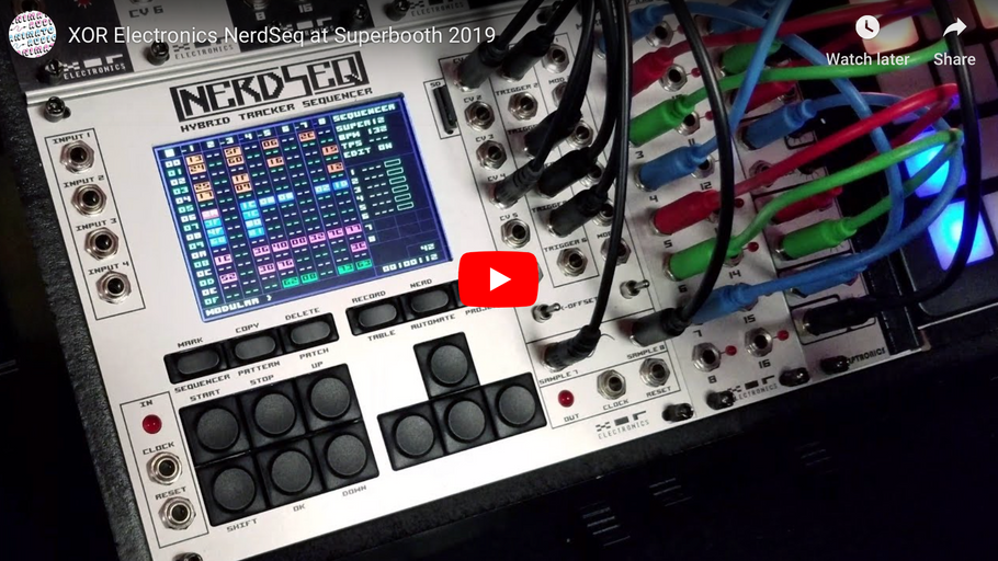 XOR Electronics NerdSeq at Superbooth 2019