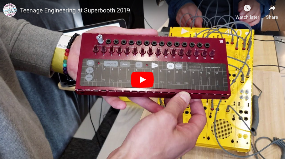 Teenage Engineering at Superbooth 2019