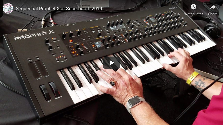 Sequential Prophet X at Superbooth 2019