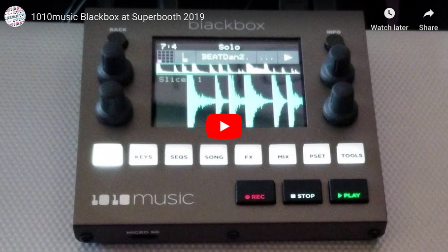 1010music Blackbox at Superbooth 2019