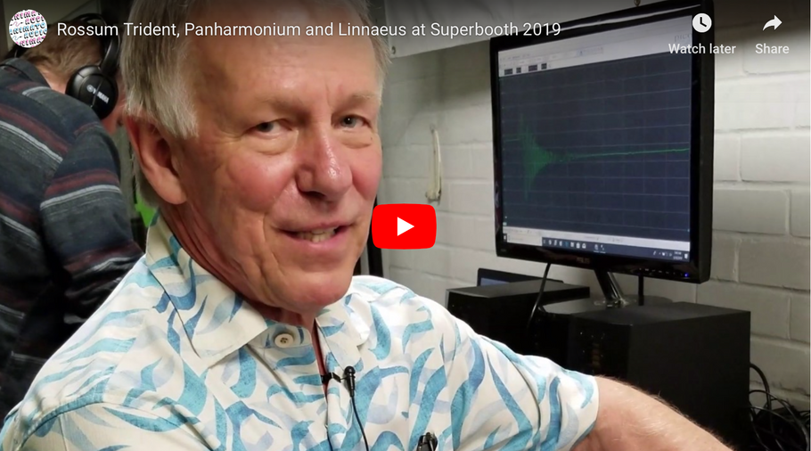 Rossum Trident, Panharmonium and Linnaeus at Superbooth 2019