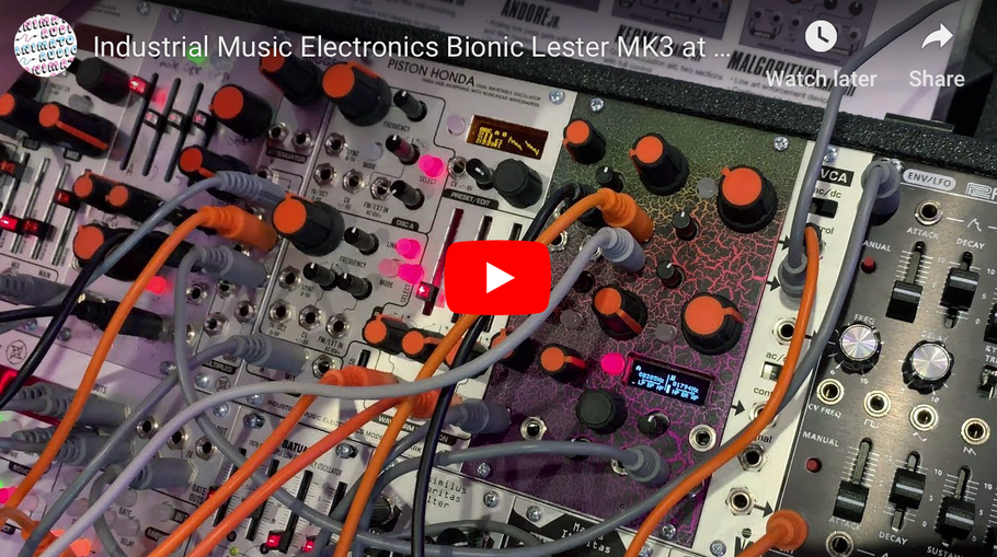 Industrial Music Electronics Bionic Lester MK3 at Superbooth 2019