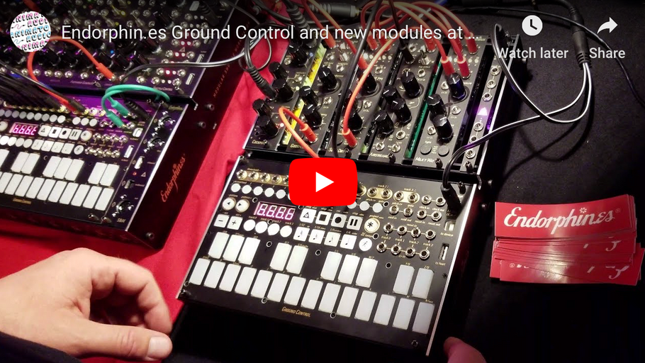 Endorphin.es Ground Control and new modules at Superbooth 2019