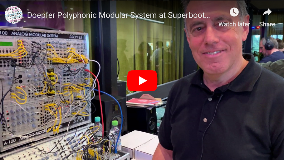 Doepfer Polyphonic Modular System at Superbooth 2019