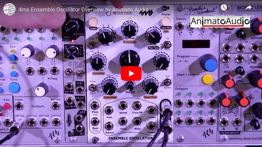 4ms Ensemble Oscillator Overview by Animato Audio