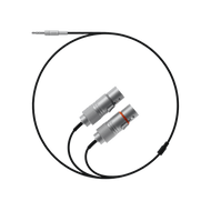 textile cable 3.5 mm to 2x xlr (socket)