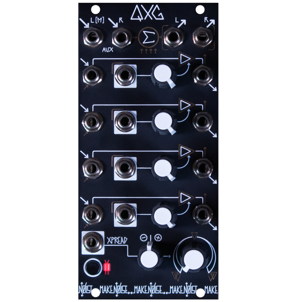 QXG Quad Stereo Gate Low Pass Gate and Mixer