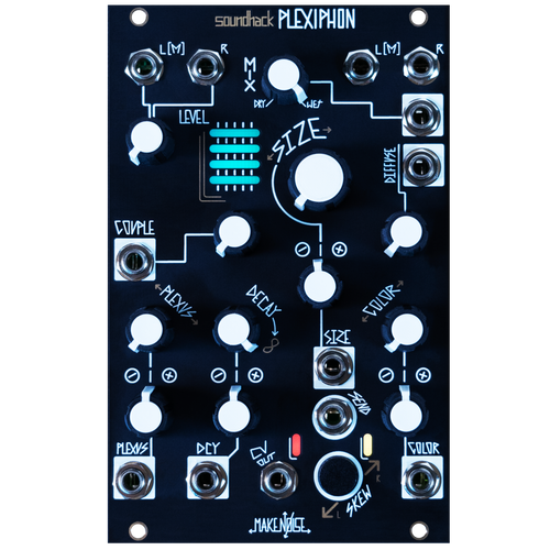 Plexiphon morphing reverb and multi-tap echo
