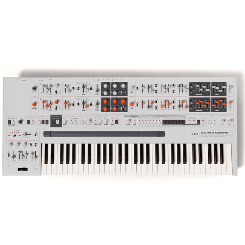 Super Gemini Polyphonic Hybrid Keyboard Synthesizer