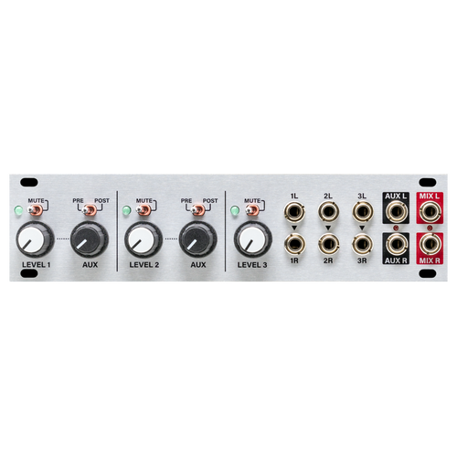 AUX Mix 1U stereo mixer