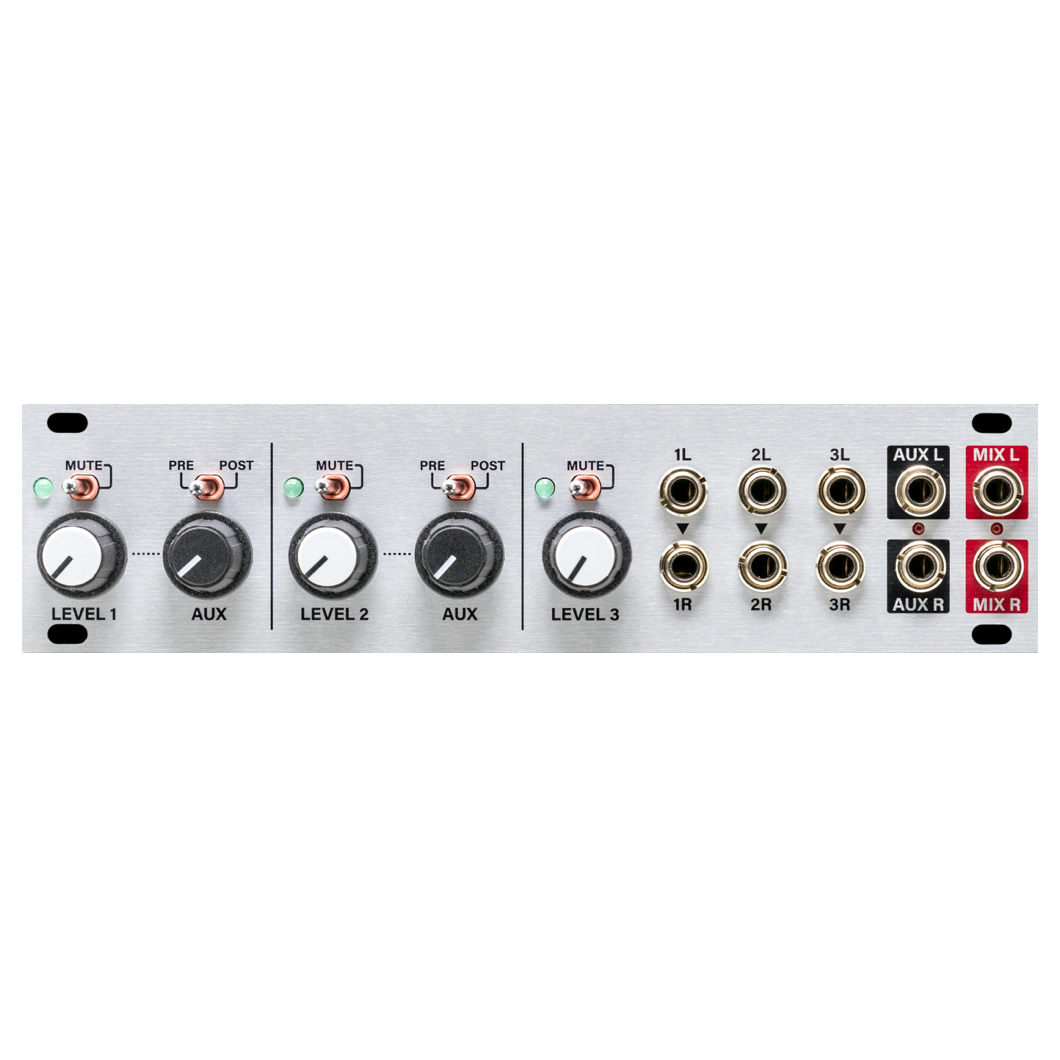 AUX Mix 1U stereo mixer