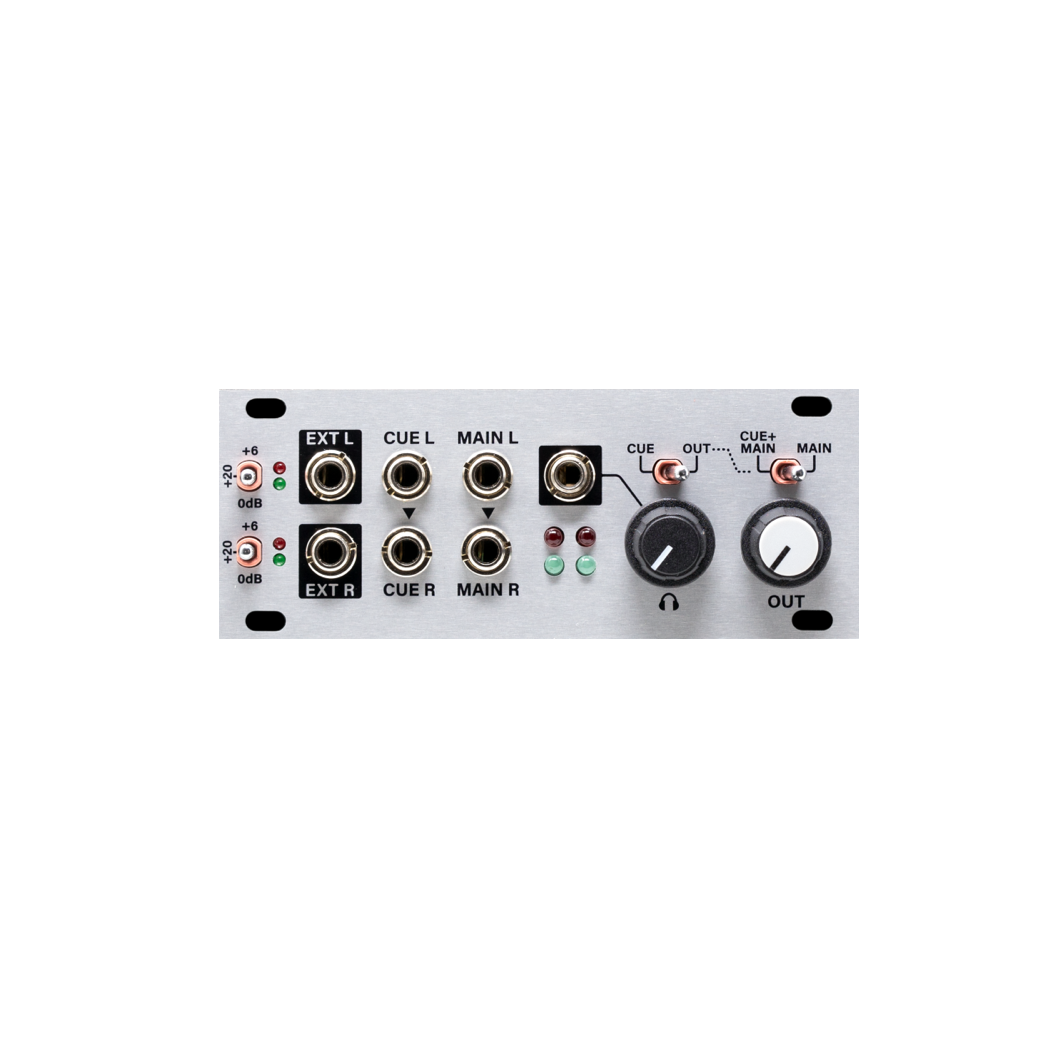Stereo I/O 1U stereo line in, out and headphones
