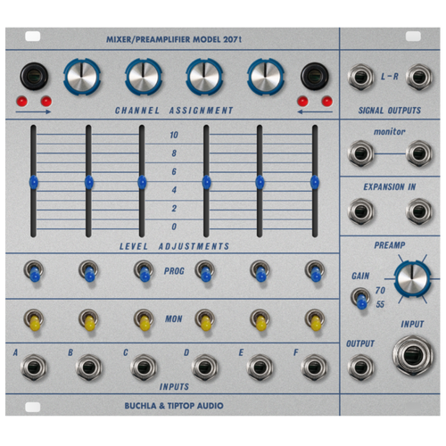 Mixer Preamplifier Model 207t