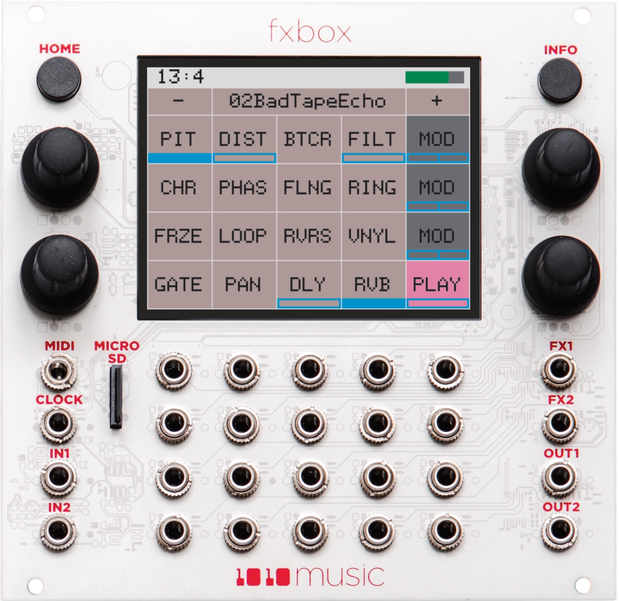 鍵盤楽器 1010music fxbox Fxbox - Performance Effects - 1010music LLC