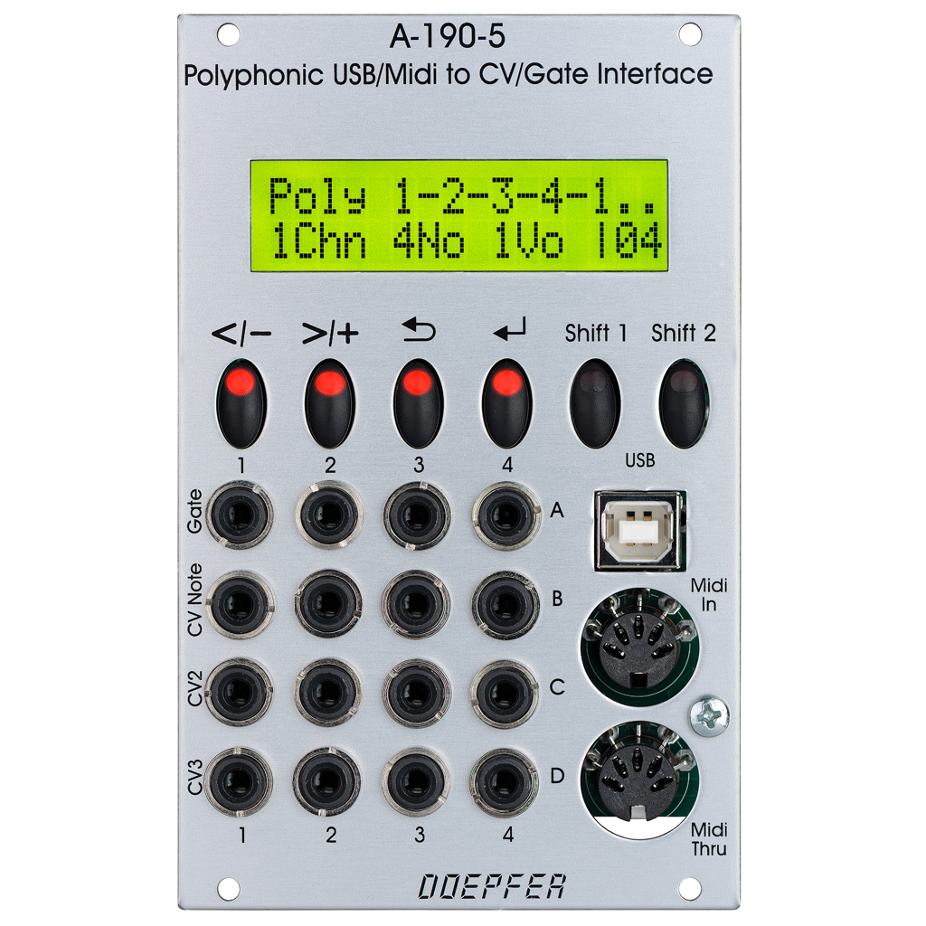 Doepfer A1905 Polyphonic USB/MiditoCV/Gate Interface Animato Audio
