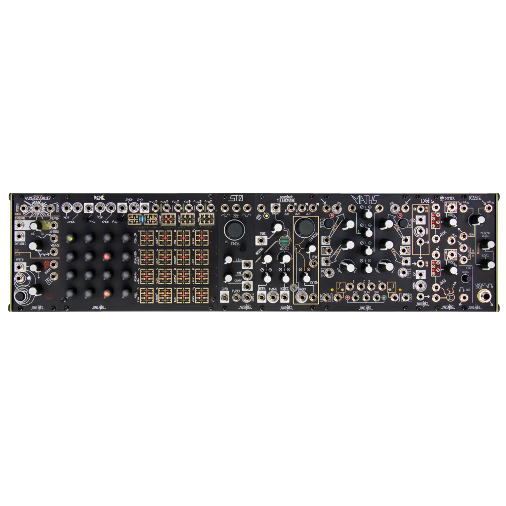 Black & Gold System Cartesian Modular Synthesizer