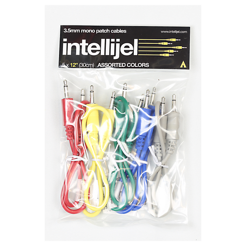 Patch Cables - 5 pak assorted colors 12