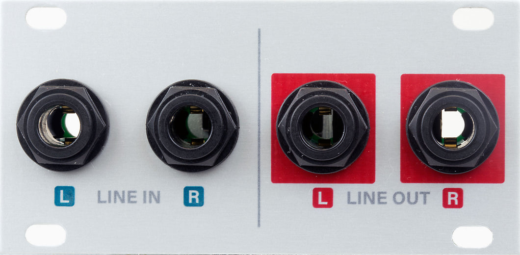 Audio I/O Jacks 1U
