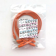 Animato Audio Patch Cables (Set of 5 in orange 30 cm)