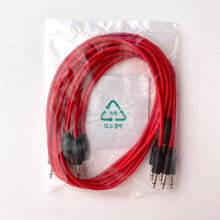 Animato Audio Braided Patch Cables (Set of 5 in red 60 cm)