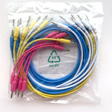 Animato Audio Patch Cables (Set of 20 in pink 10 cm, yellow 30 cm, white 30 cm, blue 60 cm)