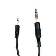 3.5 mm to 1/4" TS mono audio cable 3 meters
