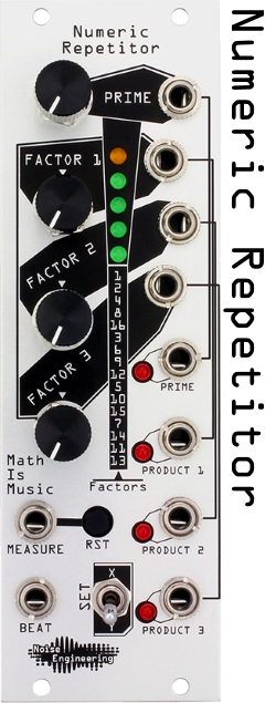 Numeric Repetitor Noise Engineering doepfer makenoise malekko Noise Engineering - Numeric Repetitor Black - Eurorack - sound of