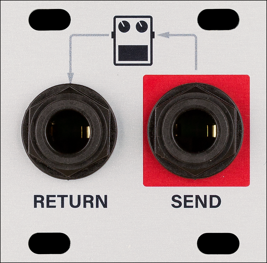 Pedal I/O JACKS 1U