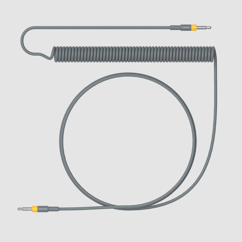 audio cable curly 1200 mm