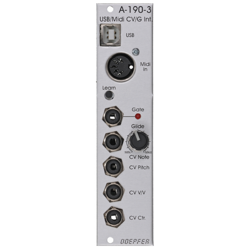 A-190-3 USB / MIDI-to-CV / Gate Interface