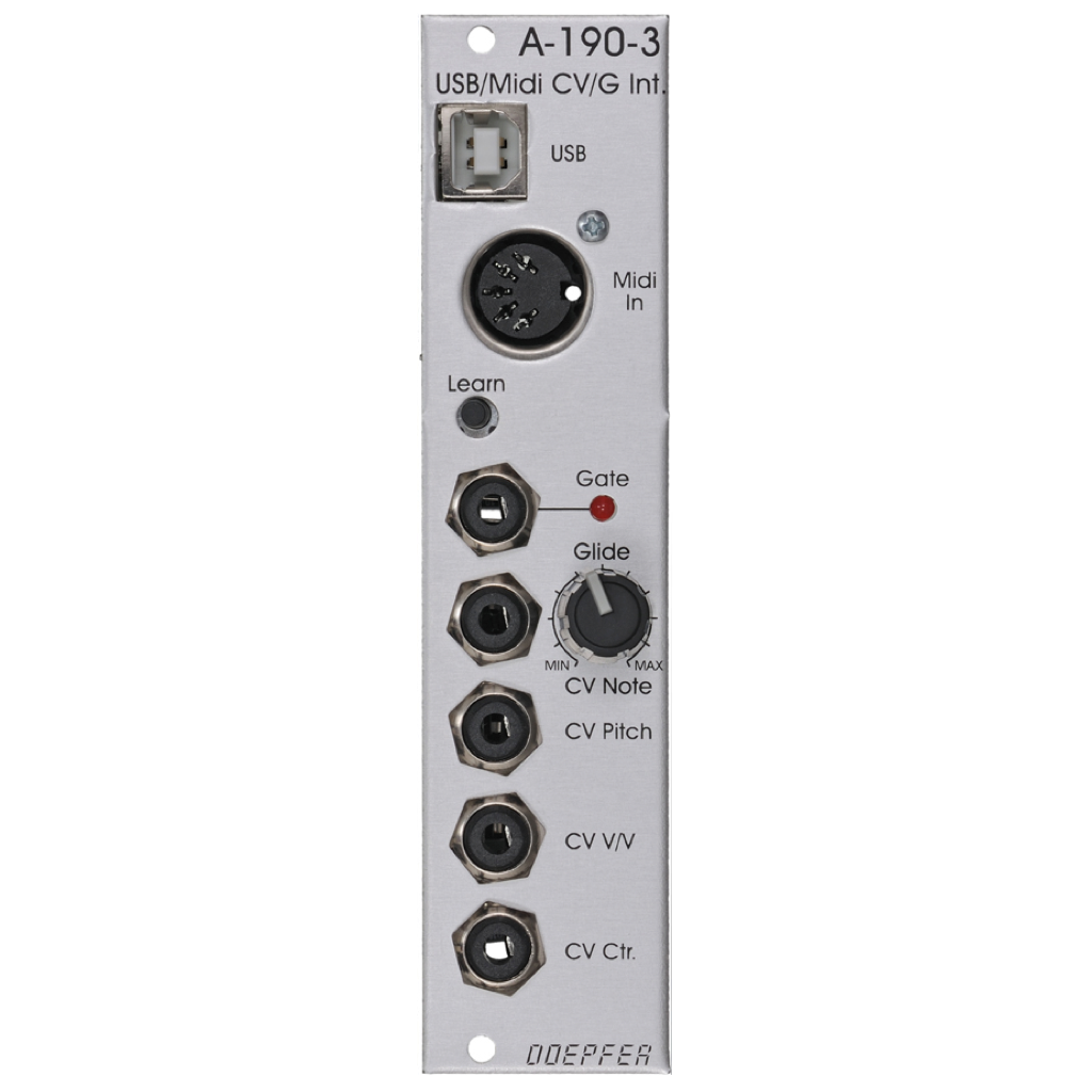 A-190-3 USB / MIDI-to-CV / Gate Interface