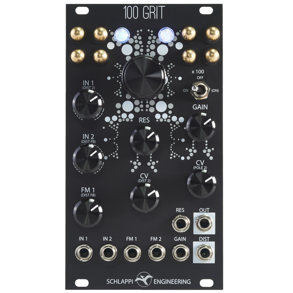100 Grit distortion, VCA, low pass filter